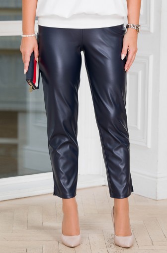 %Брюки «Милан 7 / 8». Цвет: синий распродажа% фото: #1