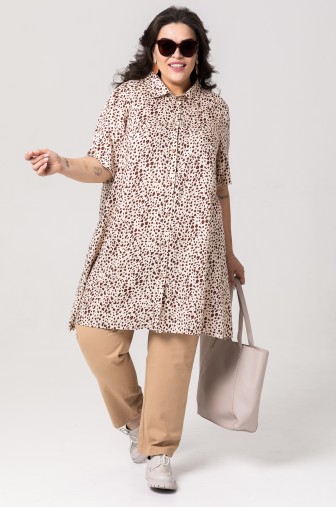 Фото: %Туника 1073: Цвет бежевый распродажа%