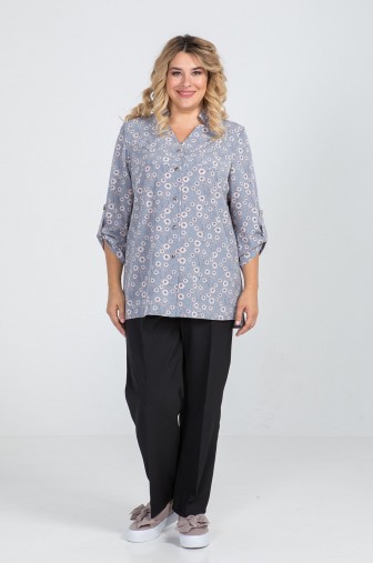 Рубашка 925: Цвет светло-серый фото: #1