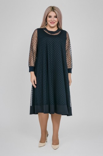 Платье 1157: Цвет темно-синий фото: #1