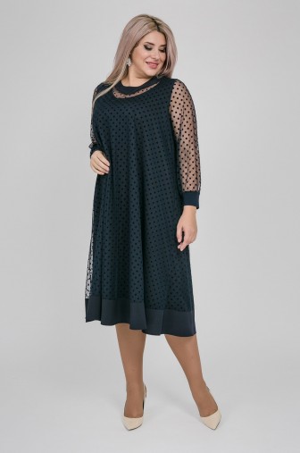 Фото: Платье 1157: Цвет темно-синий