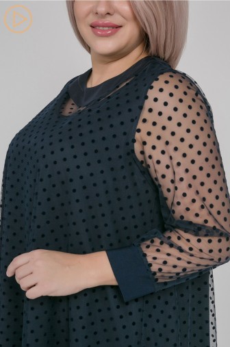 Платье 1157: Цвет темно-синий фото: #1