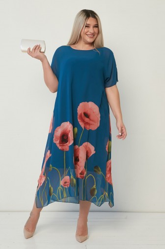 Фото: Платье 901: Цвет бирюзовый