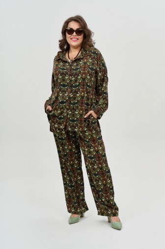 Костюм 1229: Цвет зеленый фото: #1