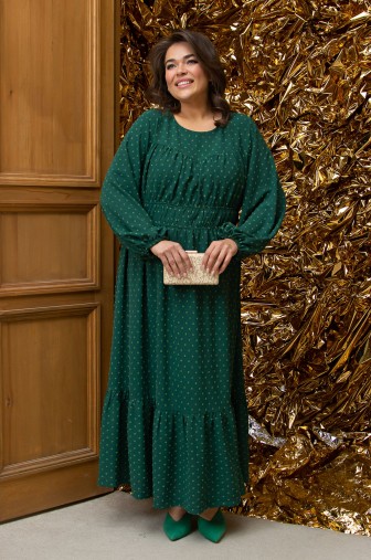 Платье 1391: Цвет зеленый фото: #1