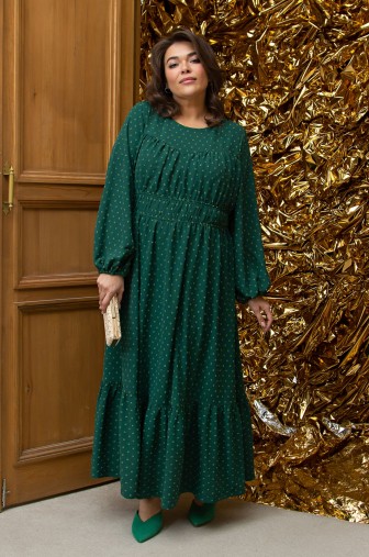 Платье 1391: Цвет зеленый фото: #1