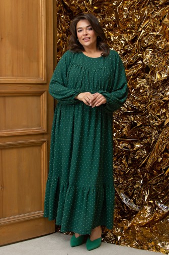 Платье 1391: Цвет зеленый фото: #1