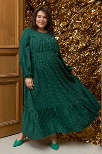 Платье 1391: Цвет зеленый фото: #1