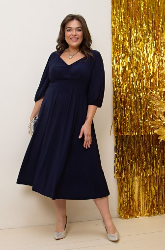 Фото: Платье 1380: Цвет синий