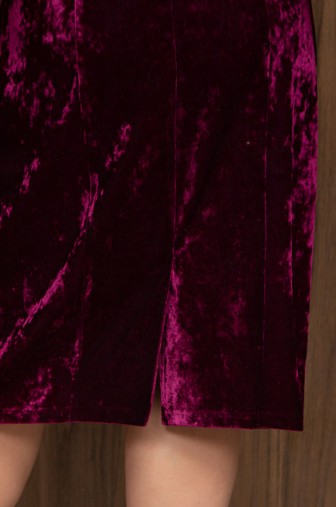 Платье 1382: Цвет бордовый фото: #1