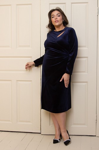 Платье 1271: Цвет синий фото: #1