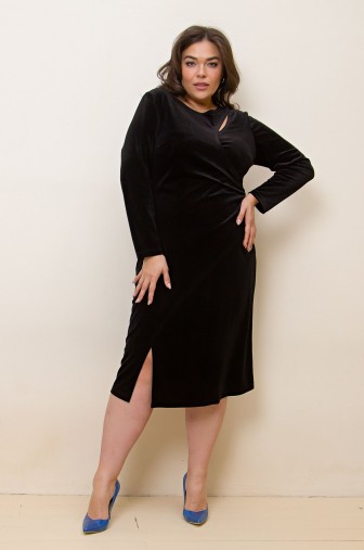 Платье 1271: Цвет черный фото: #1