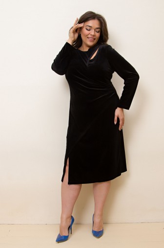 Платье 1271: Цвет черный фото: #1