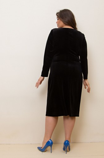 Платье 1271: Цвет черный фото: #1