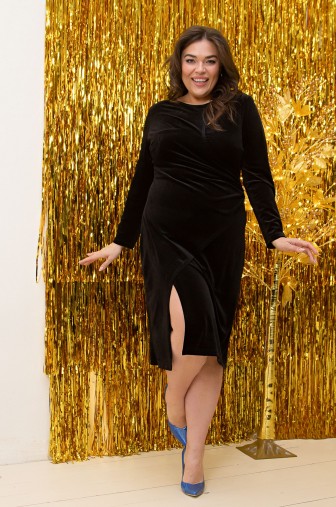 Фото: Платье 1271: Цвет черный