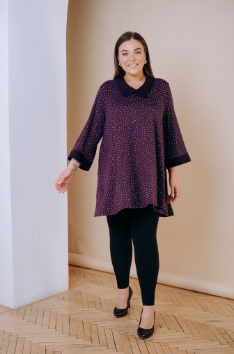 Туника 1395: Цвет фиолетовый фото: #1