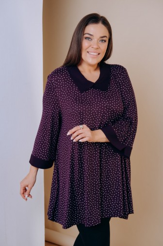 Фото: Туника 1395: Цвет фиолетовый