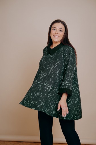 Туника 1395: Цвет темно-зеленый фото: #1