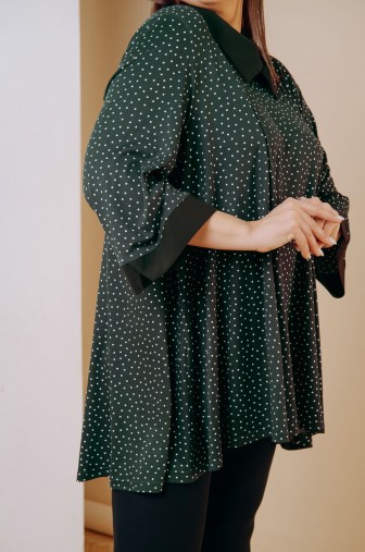 Туника 1395: Цвет темно-зеленый фото: #1