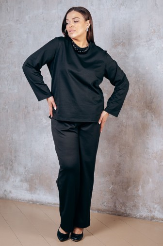 Фото: Лонгслив 1238: Цвет черный