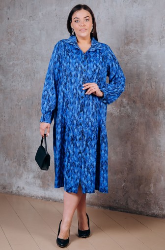 Фото: Платье 1377: Цвет синий