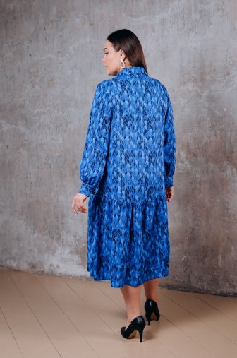 Платье 1377: Цвет синий фото: #1