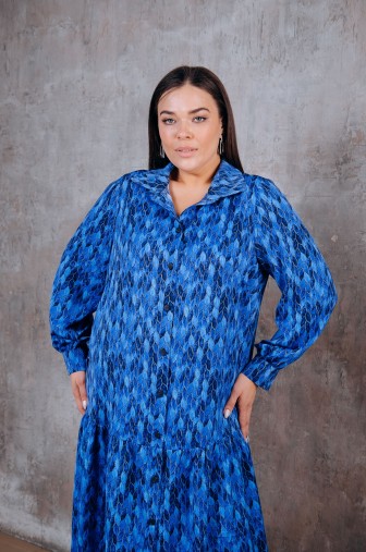 Платье 1377: Цвет синий фото: #1