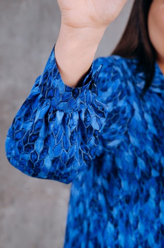 Платье 1377: Цвет синий фото: #1