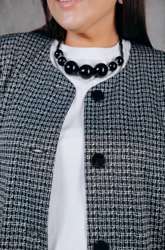 Жакет 1399: Цвет серый фото: #1