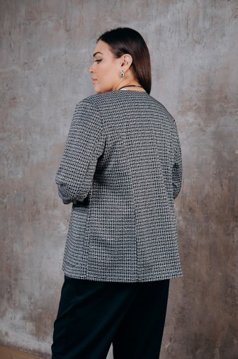 Жакет 1399: Цвет серый фото: #1