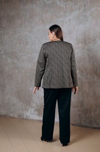 Жакет 1399: Цвет коричневый фото: #1