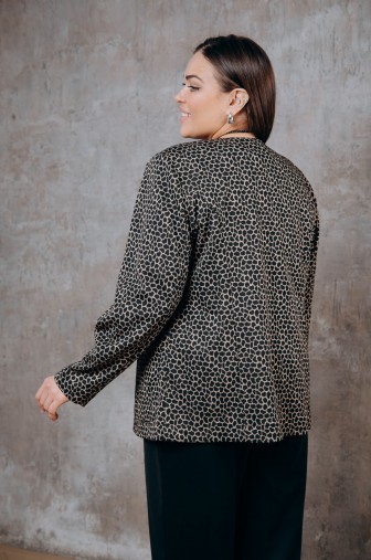 Жакет 1399: Цвет коричневый фото: #1