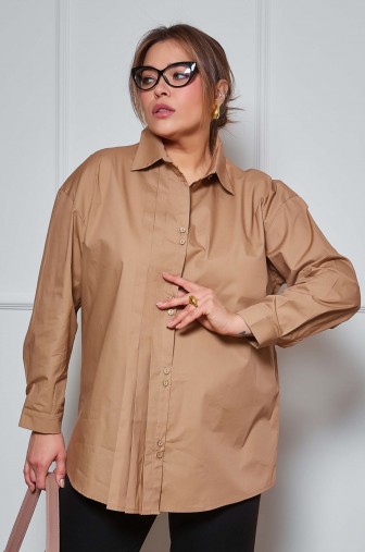 Фото: Рубашка 1408: Цвет бежевый