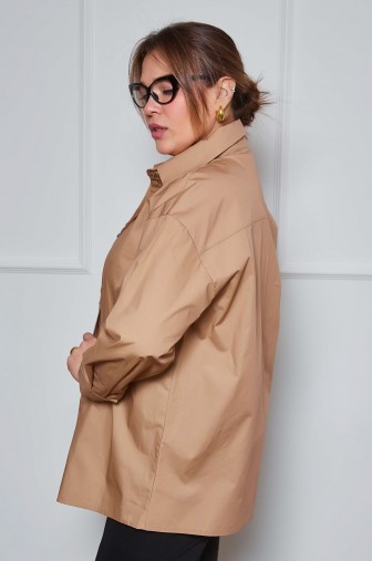 Рубашка 1408: Цвет бежевый фото: #1