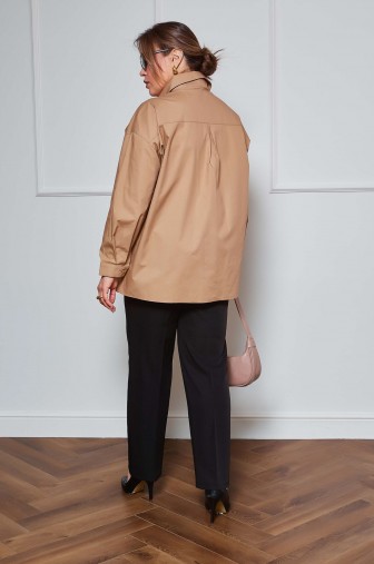 Рубашка 1408: Цвет бежевый фото: #1