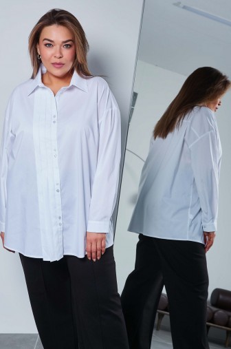 Рубашка 1408: Цвет белый фото: #1