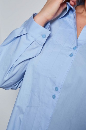 Рубашка 1408: Цвет синий фото: #1