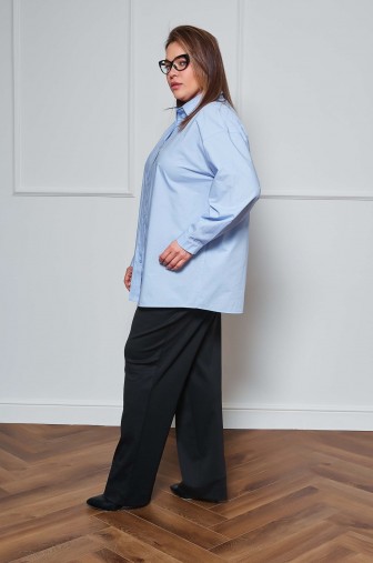 Рубашка 1408: Цвет синий фото: #1