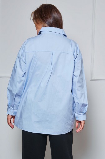 Рубашка 1408: Цвет синий фото: #1