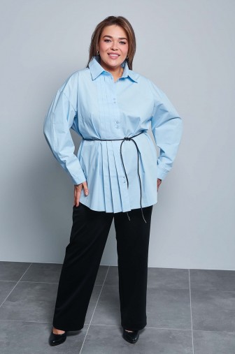 Рубашка 1408: Цвет голубой фото: #1