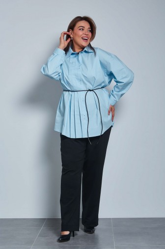 Рубашка 1408: Цвет голубой фото: #1