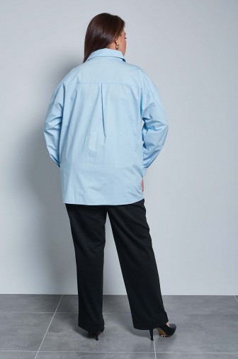 Рубашка 1408: Цвет голубой фото: #1