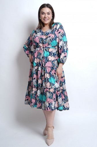 Фото: Платье 1427: Цвет темно-синий