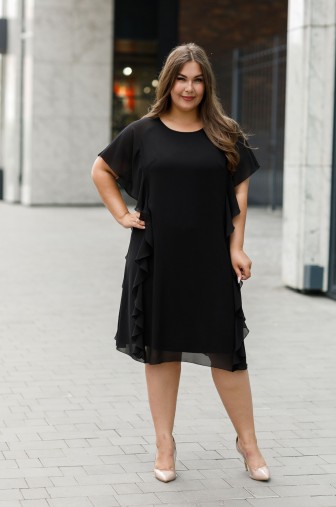 Платье 1428: Цвет черный фото: #1