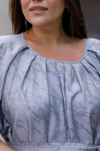 Платье 1426: Цвет серый фото: #1