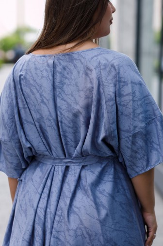 Платье 1426: Цвет серо-голубой фото: #1