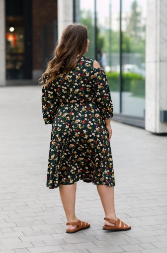 Платье 1413: Цвет зеленый фото: #1