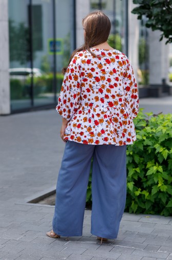 Брюки 1447: Цвет деним фото: #1