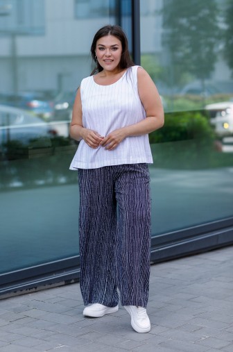 Брюки 1447: Цвет сине-белый фото: #1