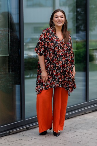 Брюки 1447: Цвет терракотовый фото: #1